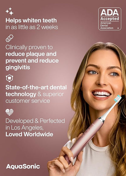 Aquasonic Vibe Series Ultra-Whitening Toothbrush – ADA Accepted Electric - Image 6