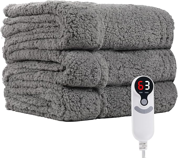 Electric Heated Blanket Throw Size 50"×60" - Image 6