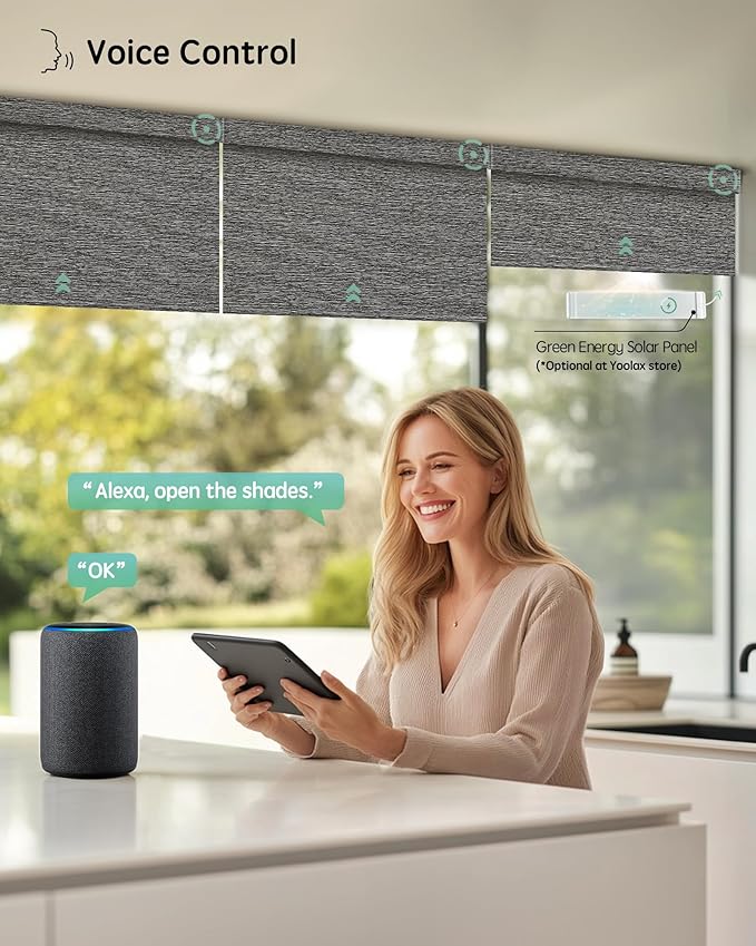Yoolax Motorized Blinds with Remote, Smart Blinds - Image 2