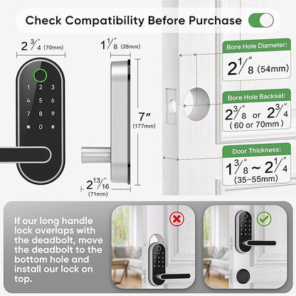 Keyless Entry Fingerprint Digital Smart Lock - Image 7