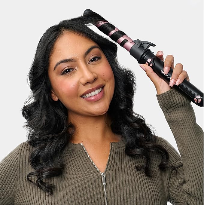 Wavytalk Rotating Curling Iron, Curl Cycle, 1 Inch Automatic Curling Wand - Image 6