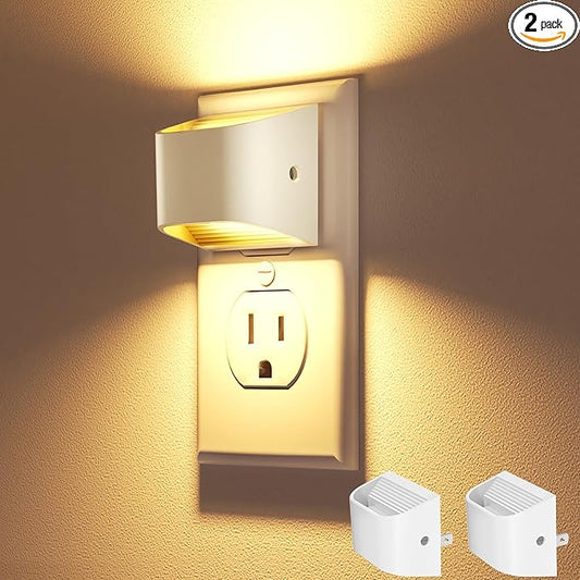 VOLISUN Night Lights Plug into Wall, 2 Pack Up and Down LED Night Light by VOLISUN