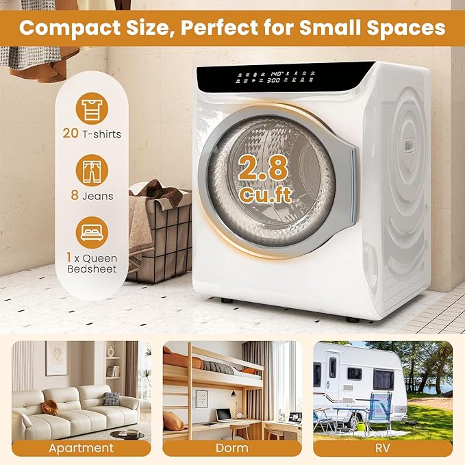 Auertech 2.8 CU. FT. Portable Dryers - Image 3