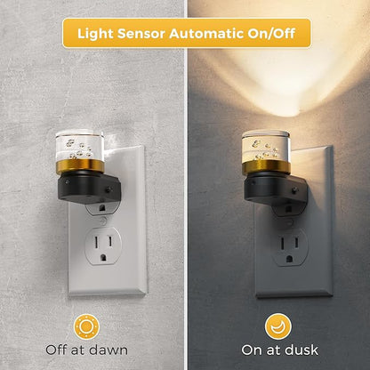 L LOHAS LED Night Light, 2 Pack Night Lights Plug into Wall, 3000K Soft Light - Image 2
