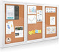 Outdoor Bulletin Board Weatherproof 72x36 in, Enclosed Bulletin Board by EVERSUPPLY