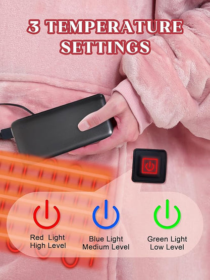 MAXEVE Heated Wearable Blanket Hoodie - Image 4