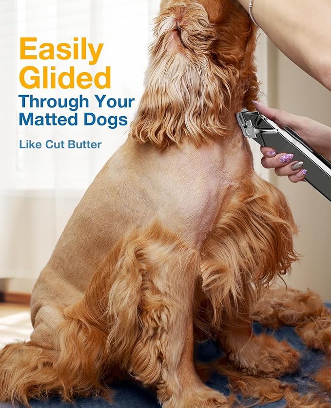 oneisall Dog Clippers for Grooming for Thick Heavy Coats/Low Noise Rechargeable - Image 2