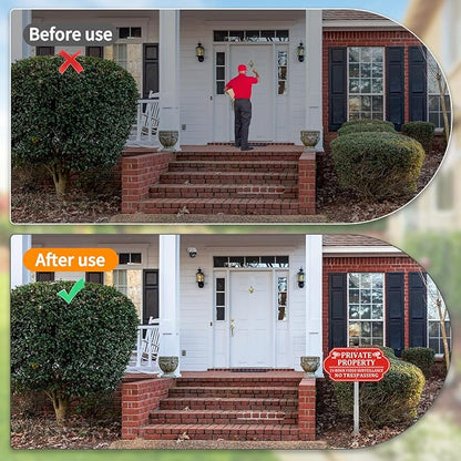 No Trespassing Signs Private Property, Video Surveillance Sign, No Trespassing - Image 7