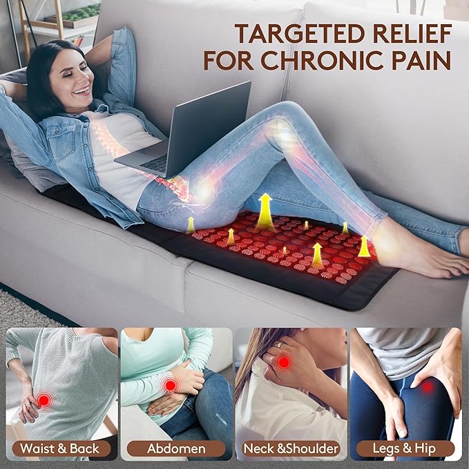 UTK Far Infrared Heating Pad for Back, 5X Deeper Pain Relief for Full Back - Image 6
