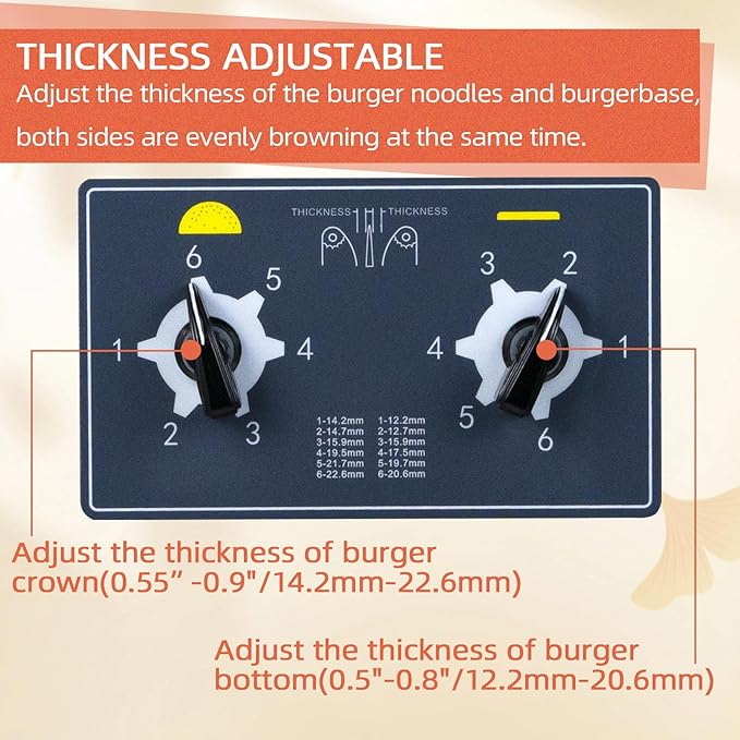 Hakka Commercial Burger Machine, Vertical 2000W Chain Type Automatic Unlimited - Image 5