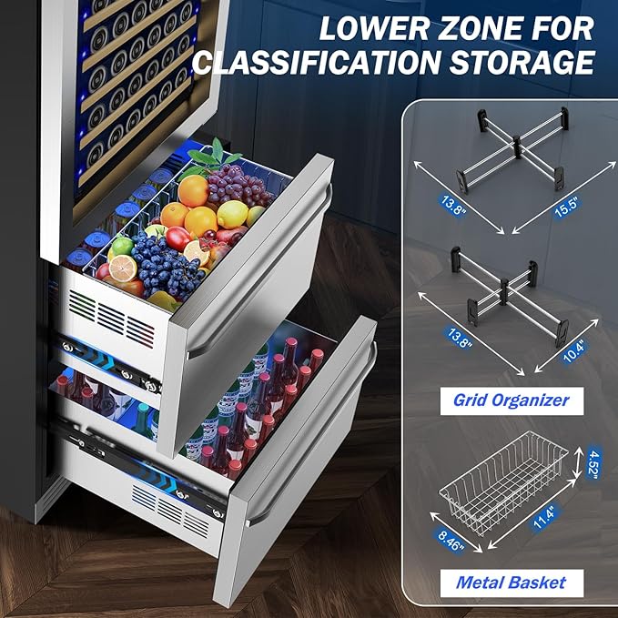 24 Inch Wide Wine and Beverage Refrigerator - Image 4
