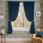Lazzzy Velvet Blackout Curtains Thermal Insulated Room Window Drapes Super Soft by Lazzzy