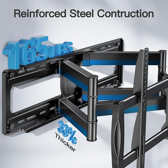 PERLESMITH Full Motion TV Wall Mount - Image 3