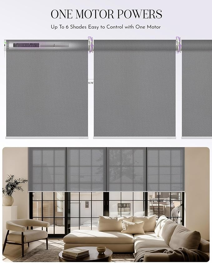 Graywind Smart Coupled Roller Shades Compatible - Image 2