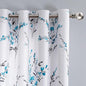 MYSKY HOME Floral Curtains 108 Inch Long by MYSKYHOME