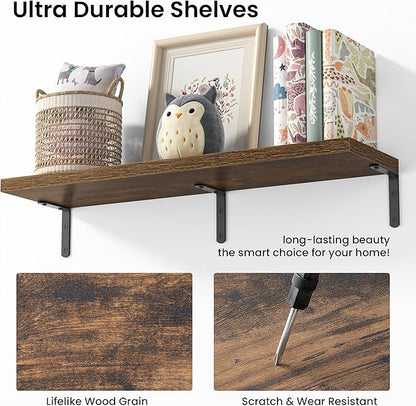 Marsmiles Extra Wide Floating Shelves - Image 4