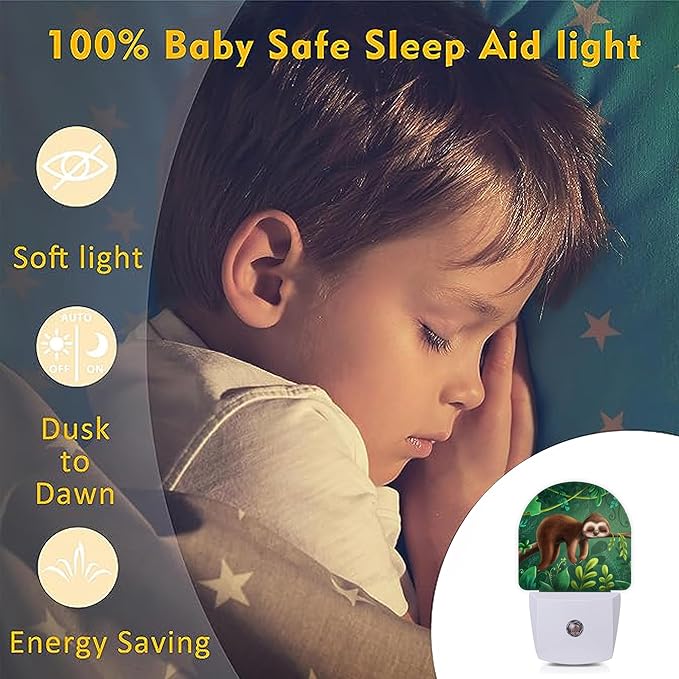 Axxitude Cute Sleeping Koala Forest Night Lights Plug into Wall - Image 4