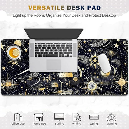 Gaming Mouse Pad, Large Desk Mat, Cute Desk Pad Protector, 4in1 XXL Mousepad + - Image 8