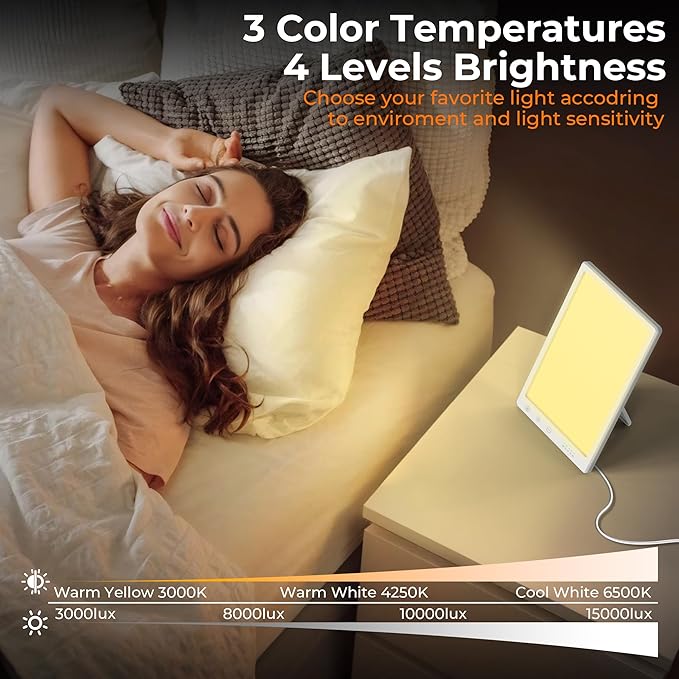 Fitfirst Light Lamp, 10000 Lux Sun Lamp, Gift - Image 4