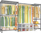 Ulif E10 Clothes Rack（With Stretchable Hanger Rod）Freestanding Clothing Racks by Ulif