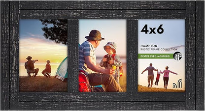Americanflat Hinged 4x6 Triple Picture Frame by Americanflat