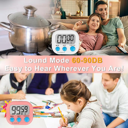 ZILLEEN Classroom Timer for Kids Teachers 2 Pack Digital Timers - Image 4