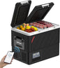 Setpower 12v Refrigerator with APP Control, 48QT Dual Zone 12V Fridge Freezer by SetPower