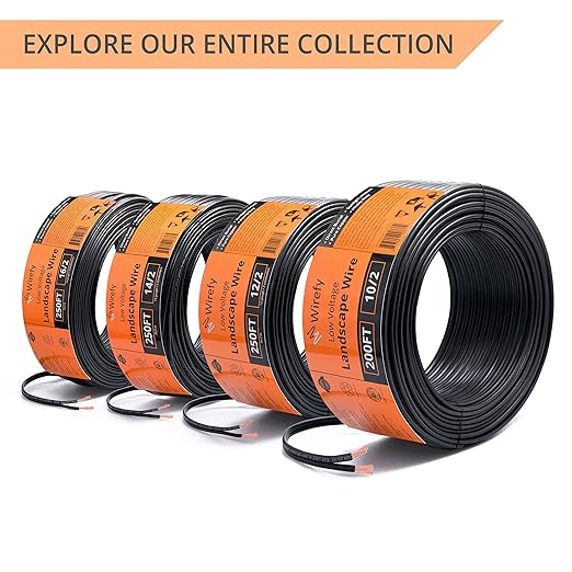 Wirefy 16/2 Low Voltage Landscape Wire 250 ft | Low Voltage Landscape Lighting - Image 8