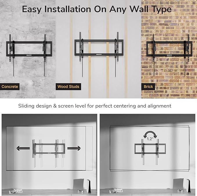 Mount-It! Advanced Extendable Tilt TV Wall Mount - Image 8