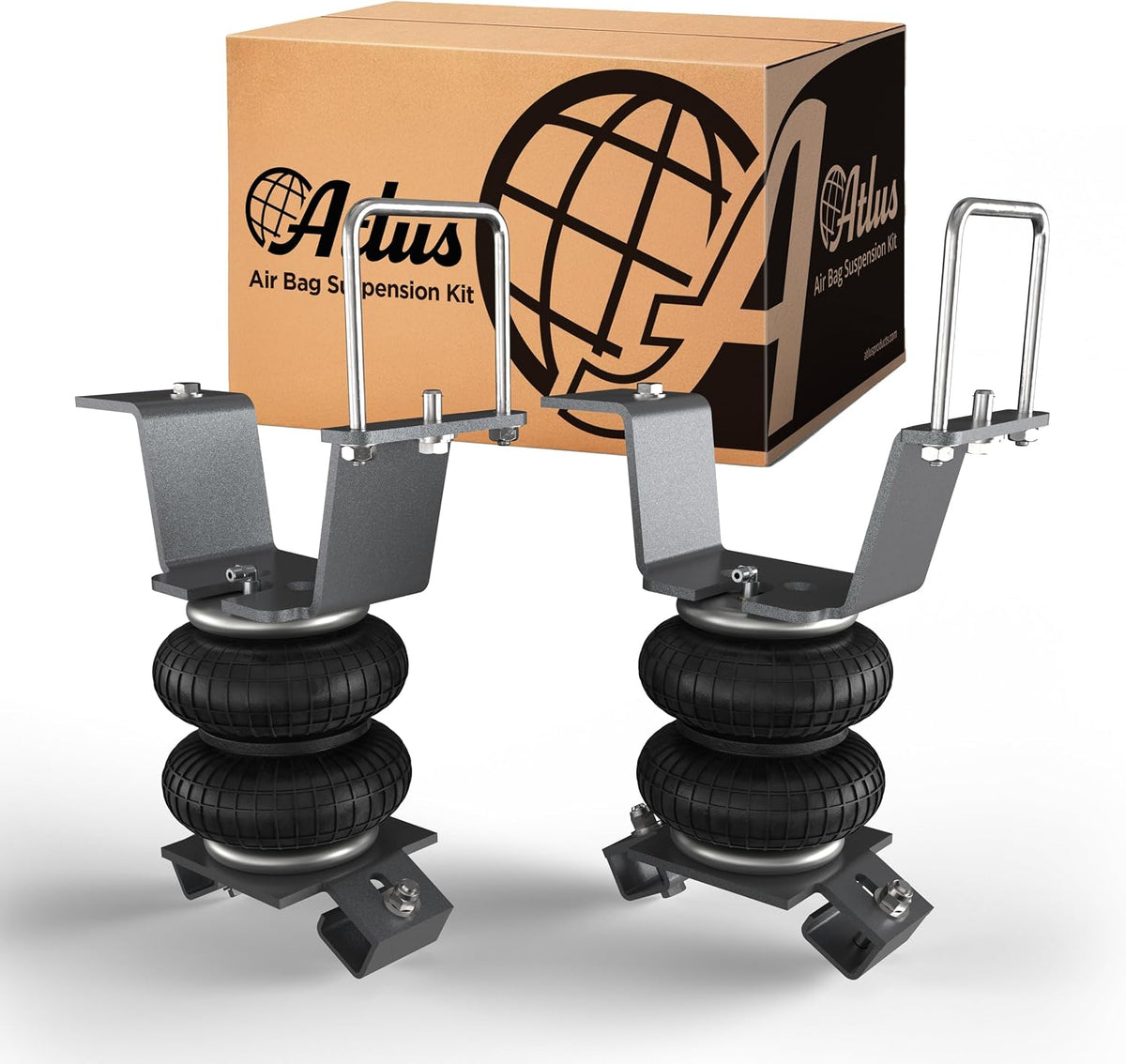 Atlus Engineered By Air Lift A5000 Air Bag Suspension Kit for 2007-2019 Chevy...