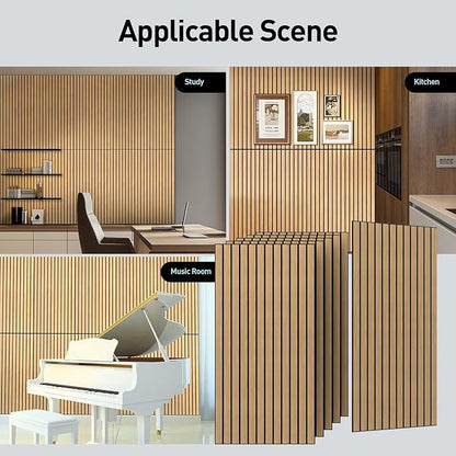 UMIACOUSTICS 6 Packs Acoustic Panel, 47.2 x 23.6 Inches Decorative Sound Proof - Image 7