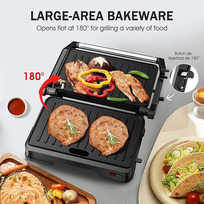 Panini Press Grill & Sandwich Maker - Image 2