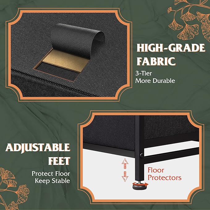WLIVE 9-Drawer Dresser, Fabric Storage Tower - Image 7