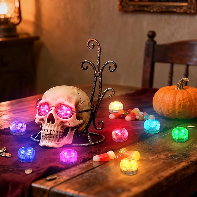 Submersible Led Lights with Remotes, Waterproof Tea Lights Candles Battery - Image 7