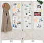 Wnutrees 4 Panel Gridwall Display, Portable Freestanding Display Board by Wnutrees