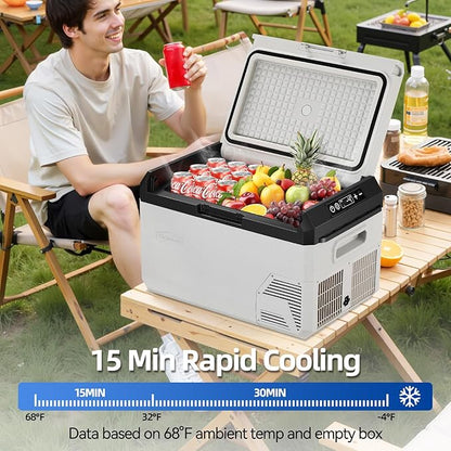 12V Car Refrigerator, 32QT Portable Freezer Compressor Cooler - Image 2