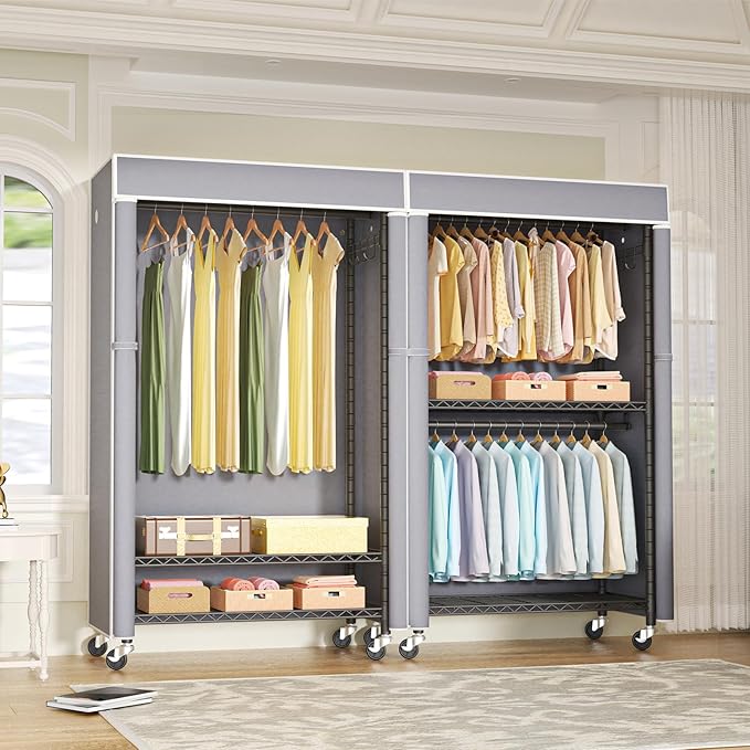 FUTASSI Black Clothing Rack - Image 4