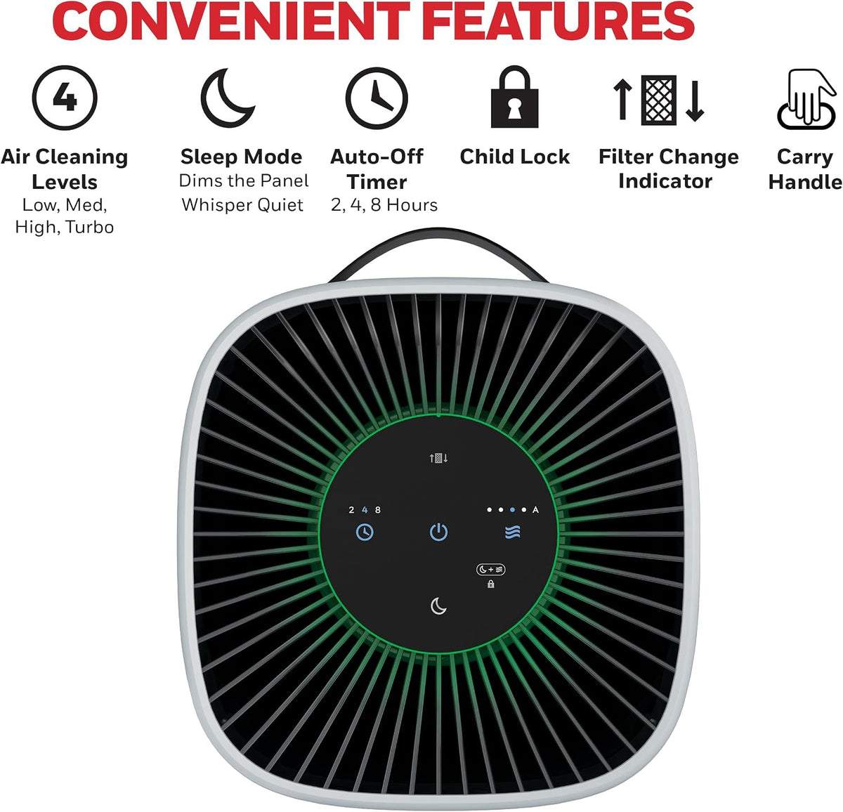 honeywell allergen plus 4-in-1 hepa air purifier for, view 10