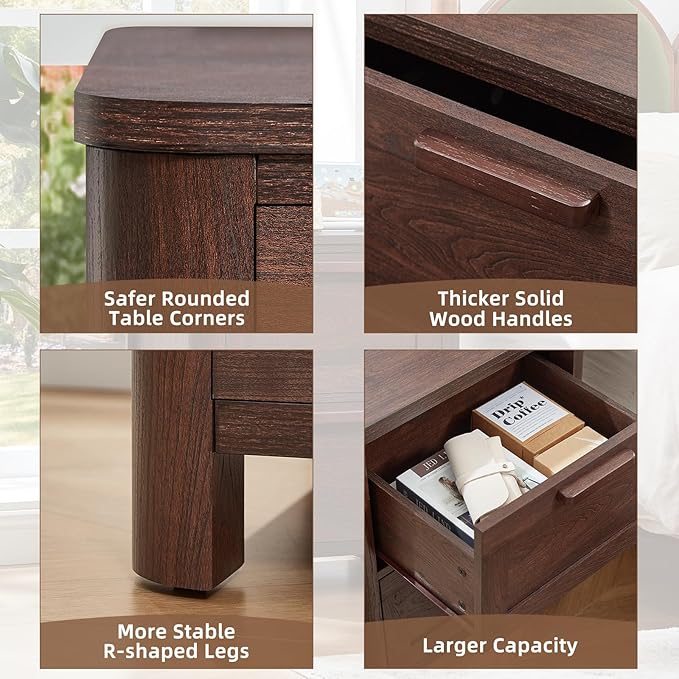 Joaxswe Farmhouse Nightstand Set of 2 - Image 7