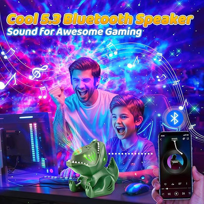 Dinosaur Galaxy Projector for Bedroom, 144 Lighting Modes Star Projector for - Image 5