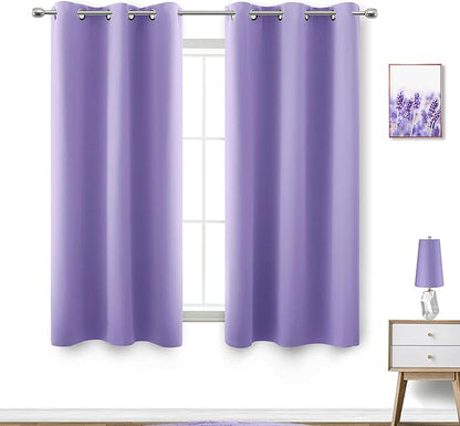 Lavender Girls Room Darkening Curtains by KOUFALL
