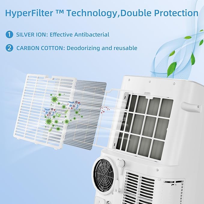 Portable Air Conditioners, 14000 BTU Cooling Capacity - Image 9