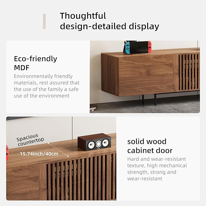 gaoyangjiaju Modern Walnut TV Console - Image 7