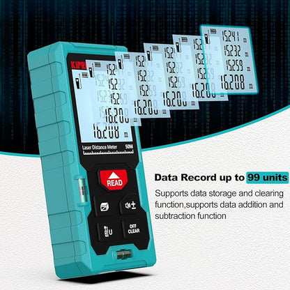 Kiprim Laser Distance Measure High Accuracy 165ft Kiprim LD50E Laser Tape - Image 4