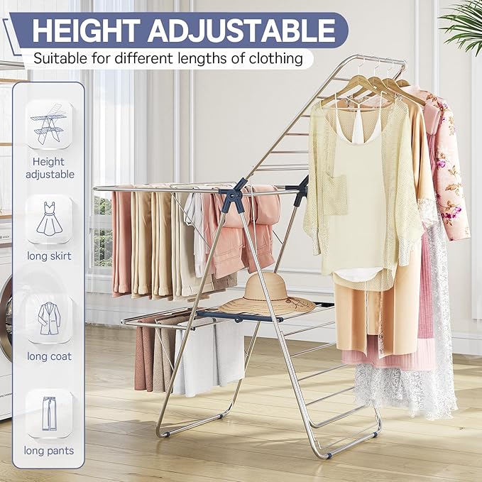 APEXCHASER Clothes Drying Rack - Image 3