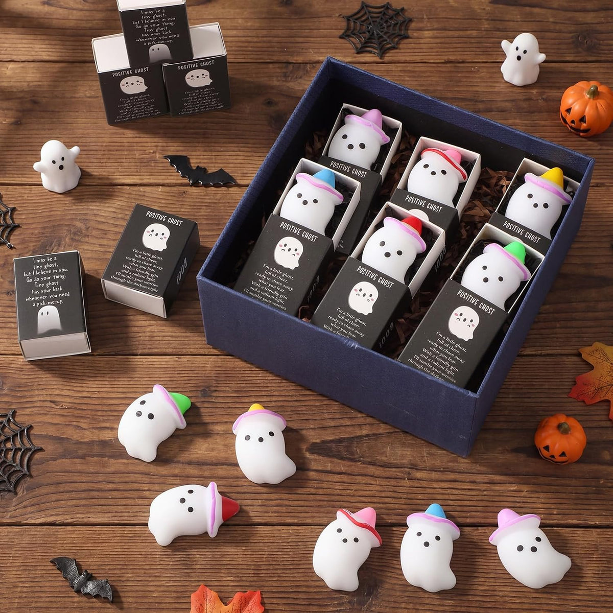 24 Sets Halloween Ghost Gifts Positive Halloween Party Favors
