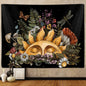 Boho Sun Extra Large Tapestry for Bedroom Aesthetic, Vintage Mushroom Botanical Plant Art Tapestries Wall Hanging for College Dorm Living Room Decor 90X70, Fairy Galaxy Poster Blanket