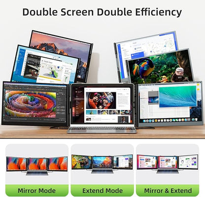 Laptop Screen Extender, Ultra-Thin 15.3" FHD 1200P 16:10 Portable Monitor - Image 6