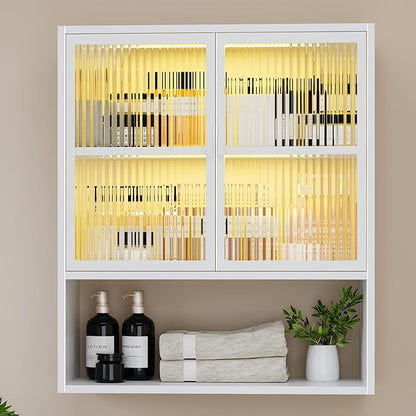 Wall Mounted Bathroom Cabinet by YILFANA