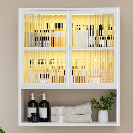 Wall Mounted Bathroom Cabinet by YILFANA